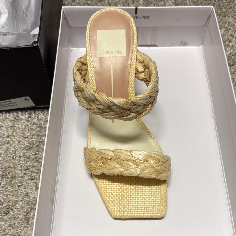 Dolce Vita Braided Tan Heels